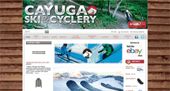Desktop Screenshot of cayugaskiandcyclery.com